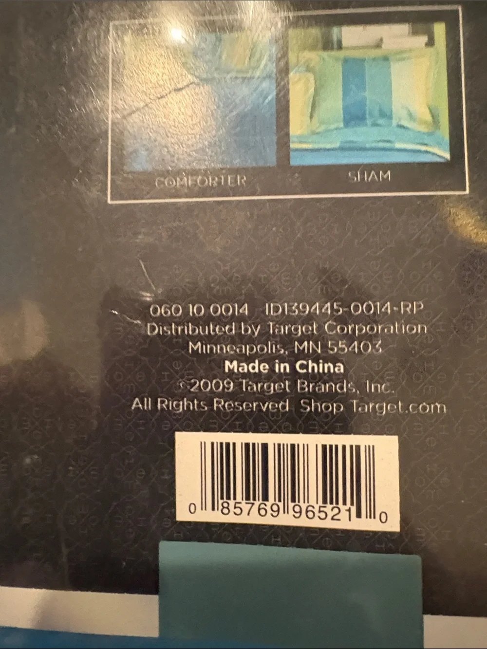NEW Target Teal Blue & Green Stripe Reversible (Blue) TWIN XL Comforter Set